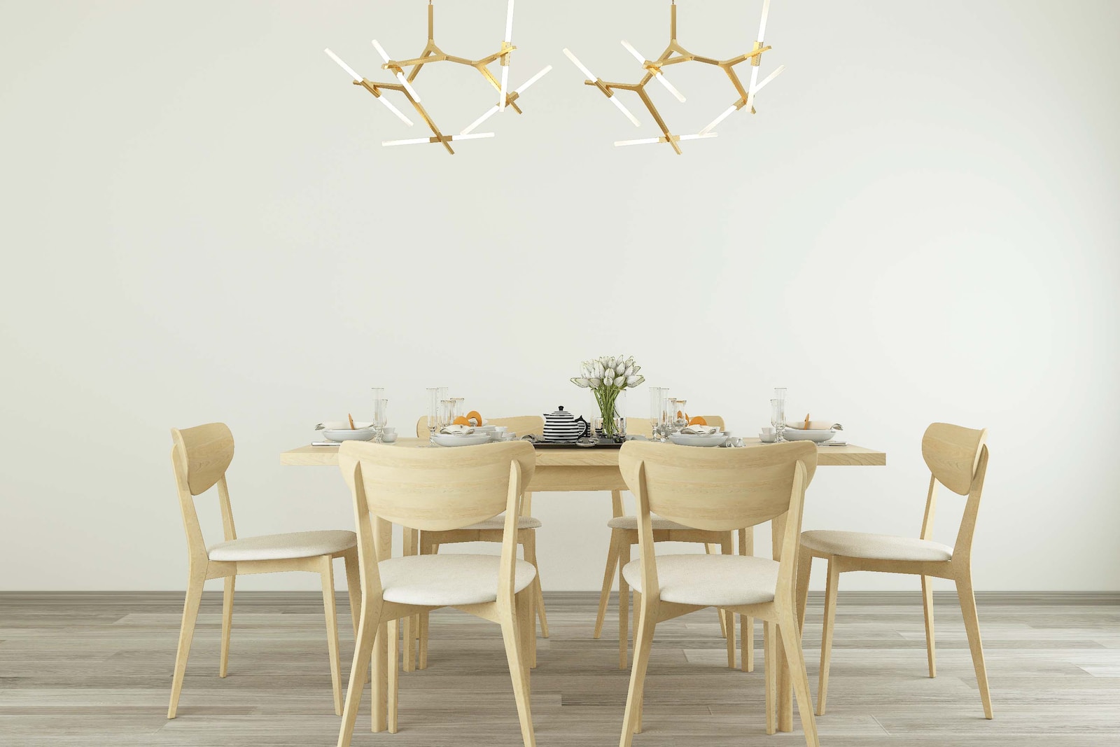 dining table and chairs