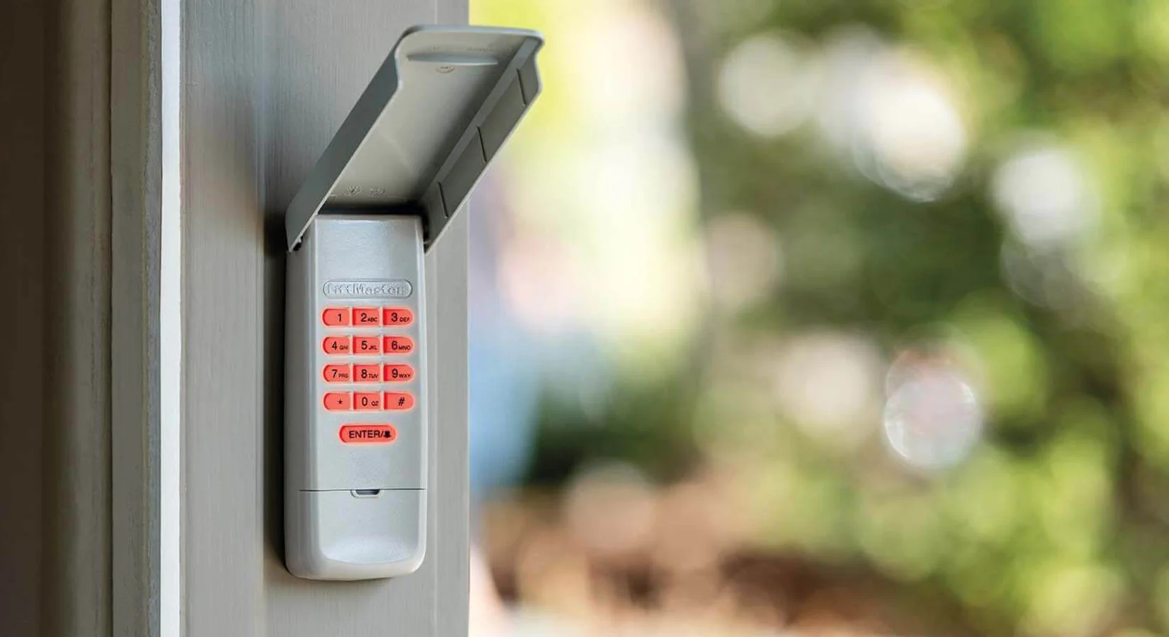 how to install a garage door keypad